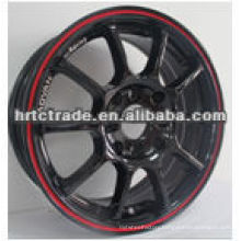black sport chrome mag replica wheel for honda